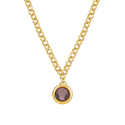 Vincere Round Necklace